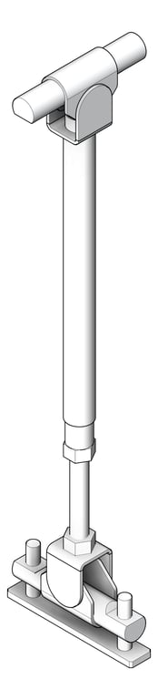 FallProtection RigidRail SafetyLink XrailUltra Bracket Suspended