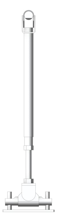 Front Image of FallProtection RigidRail SafetyLink XrailUltra Bracket Suspended