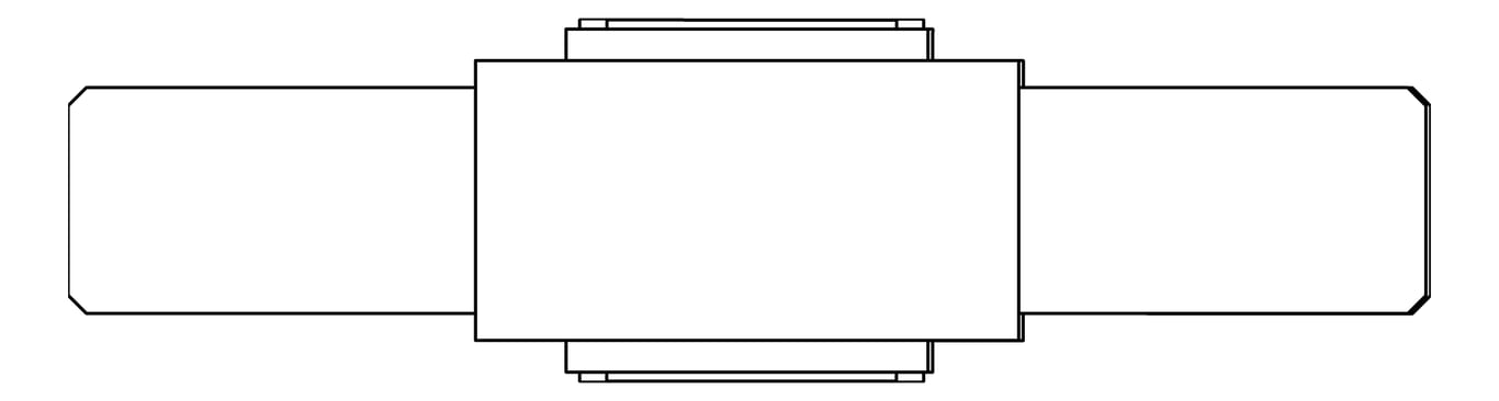 Plan Image of FallProtection RigidRail SafetyLink XrailUltra Bracket Suspended
