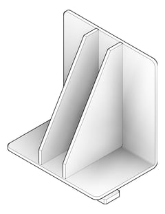 3D Documentation Image of FallProtection RigidRail SafetyLink XrailUltra Bracket WallMount