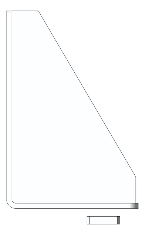 Left Image of FallProtection RigidRail SafetyLink XrailUltra Bracket WallMount