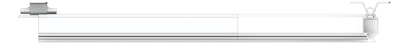 Front Image of FallProtection RigidRail SafetyLink XrailUltra Corner OverheadFix