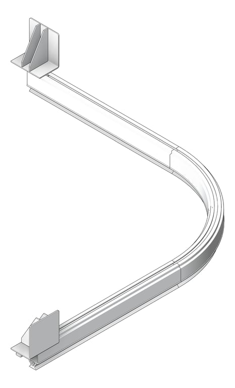 FallProtection RigidRail SafetyLink XrailUltra Corner WallMountFix