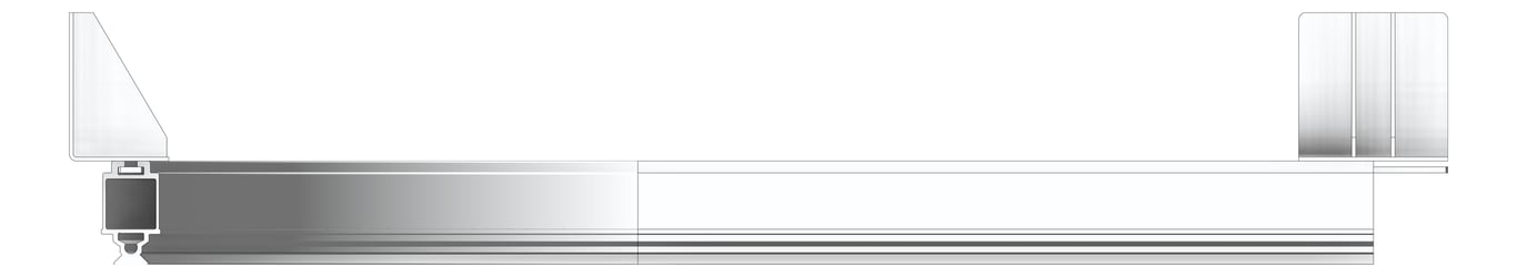 Left Image of FallProtection RigidRail SafetyLink XrailUltra Corner WallMountFix