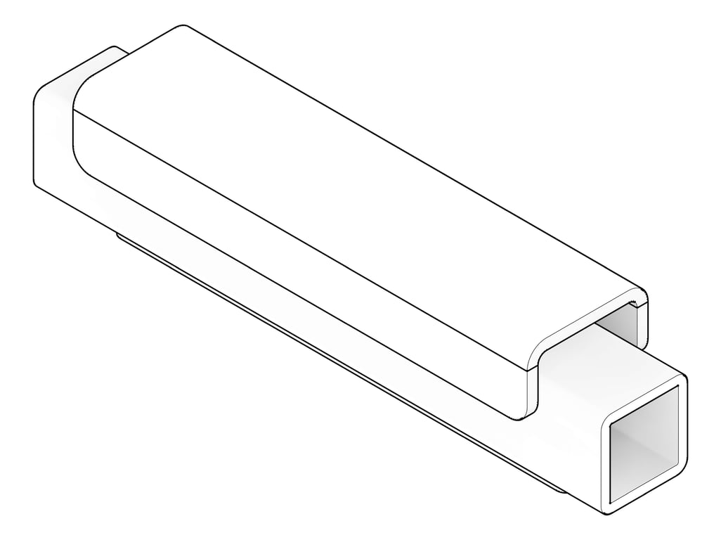 3D Documentation Image of FallProtection RigidRail SafetyLink XrailUltra Join