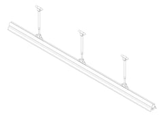 3D Documentation Image of FallProtection RigidRail SafetyLink XrailUltra SuspendedFix