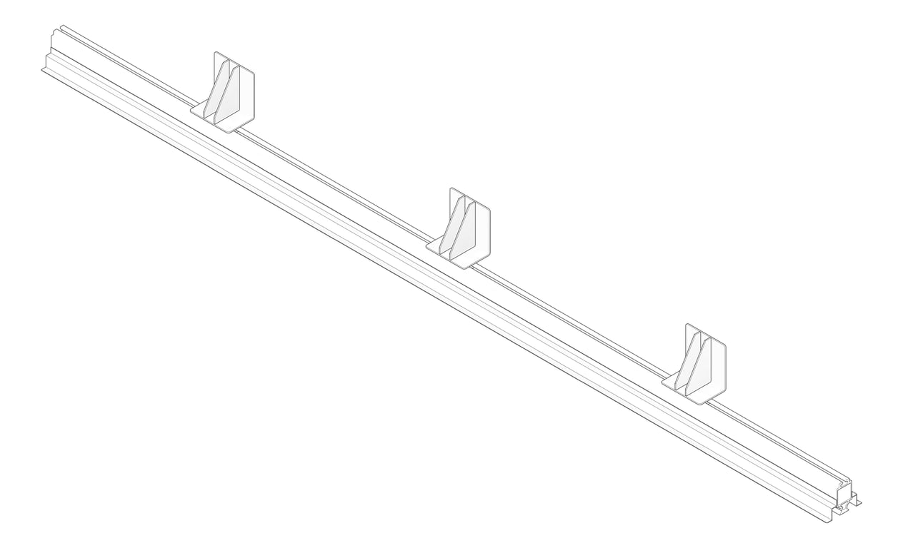 3D Documentation Image of FallProtection RigidRail SafetyLink XrailUltra WallFix
