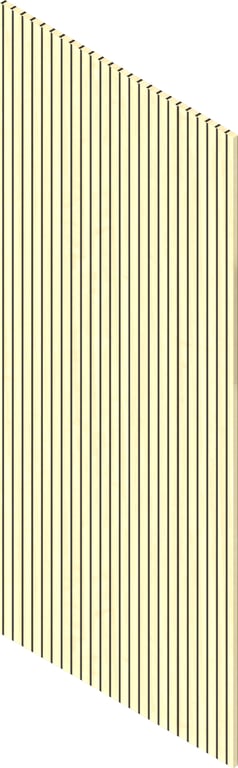 3D Presentation Image of Batten Acoustic Screenwood ModuloAcoustic Linea40 Group1 AuchenFlower Material