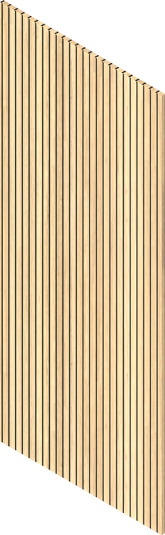 3D Presentation Image of Batten Acoustic Screenwood ModuloAcoustic Linea40 Group1 ByronBlackbutt Material