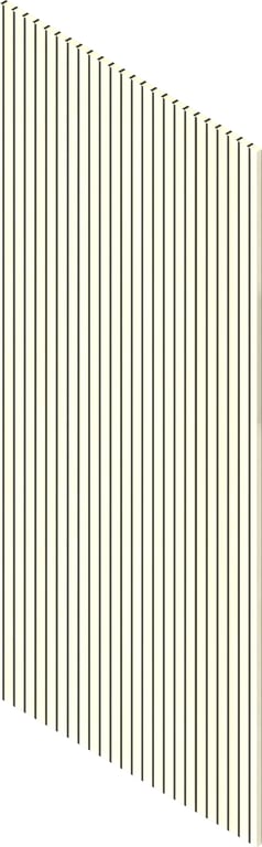 3D Presentation Image of Batten Acoustic Screenwood ModuloAcoustic Linea40 Group1 Cremorne Material