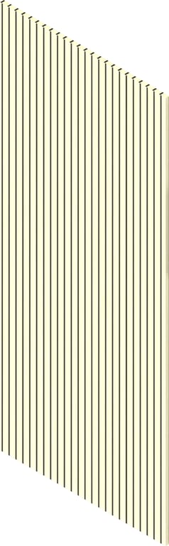 3D Presentation Image of Batten Acoustic Screenwood ModuloAcoustic Linea40 Group1 Oakwood Material