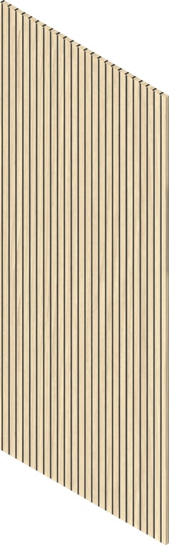 3D Presentation Image of Batten Acoustic Screenwood ModuloAcoustic Linea40 Group1 Tablelands Material