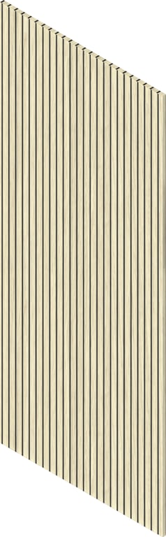3D Presentation Image of Batten Acoustic Screenwood ModuloAcoustic Linea40 Group1 Toorak Material