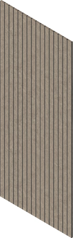 3D Presentation Image of Batten Acoustic Screenwood ModuloAcoustic Linea65 Group1 AbstractBronze Material
