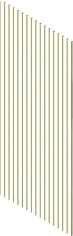 3D Presentation Image of Batten Acoustic Screenwood ModuloAcoustic Linea65 Group1 AlbanyOak Material