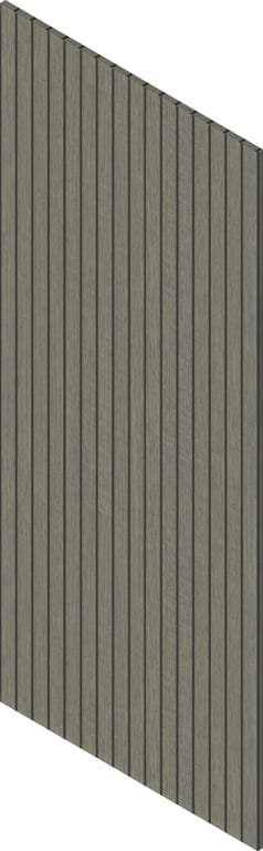 3D Presentation Image of Batten Acoustic Screenwood ModuloAcoustic Linea65 Group1 BlackMountain Material