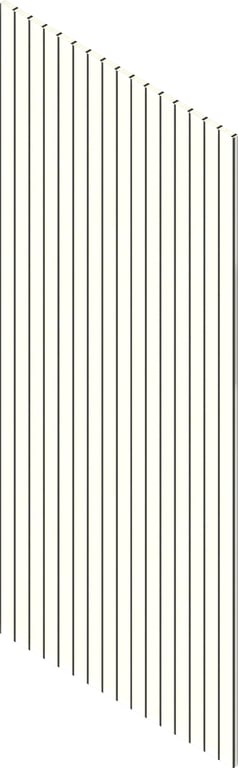 3D Presentation Image of Batten Acoustic Screenwood ModuloAcoustic Linea65 Group1 BrushedOpal Material