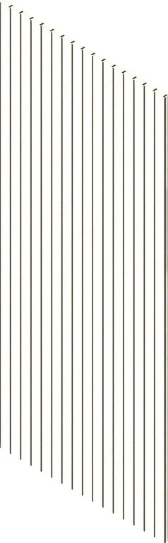 3D Presentation Image of Batten Acoustic Screenwood ModuloAcoustic Linea65 Group1 CalacuttaGold Material