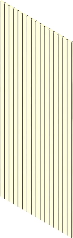 3D Presentation Image of Batten Acoustic Screenwood ModuloAcoustic Linea65 Group1 Oakwood Material