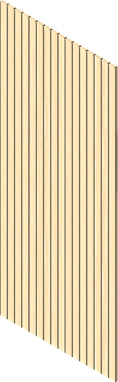 3D Presentation Image of Batten Acoustic Screenwood ModuloAcoustic Linea65 Group1 SandyTravertine Material