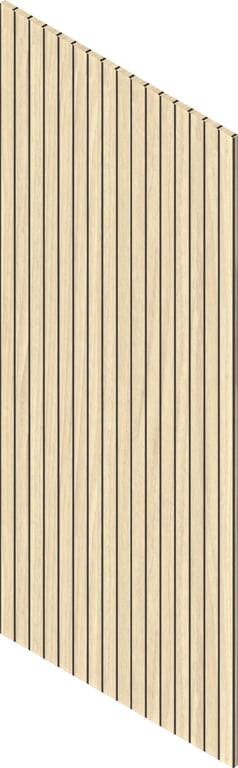 3D Presentation Image of Batten Acoustic Screenwood ModuloAcoustic Linea65 Group1 Tablelands Material