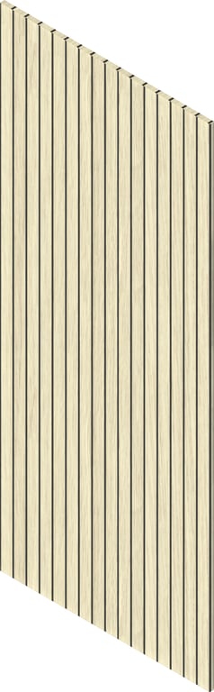3D Presentation Image of Batten Acoustic Screenwood ModuloAcoustic Linea65 Group1 Toorak Material