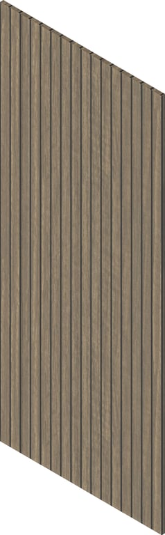3D Presentation Image of Batten Acoustic Screenwood ModuloAcoustic Linea65 Group1 Windsor Material