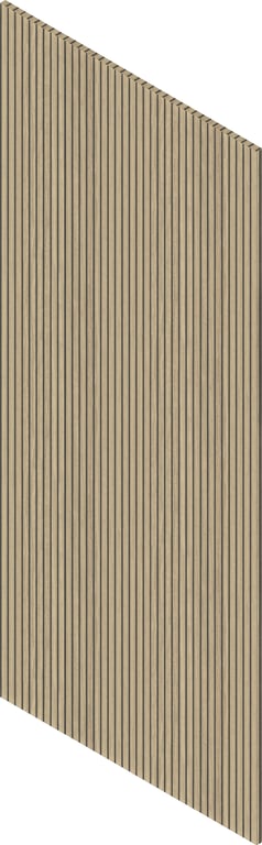 3D Presentation Image of Batten Acoustic Screenwood ModuloAcoustic Mesa Group1 Birchgrove Material