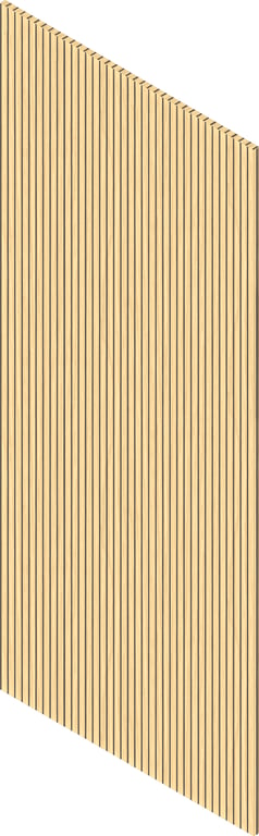 3D Presentation Image of Batten Acoustic Screenwood ModuloAcoustic Mesa Group1 ClassicAmericanOak Material