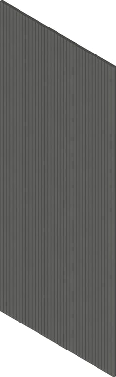 3D Presentation Image of Batten Acoustic Screenwood ModuloAcoustic Mesa Group1 JetBlack Material