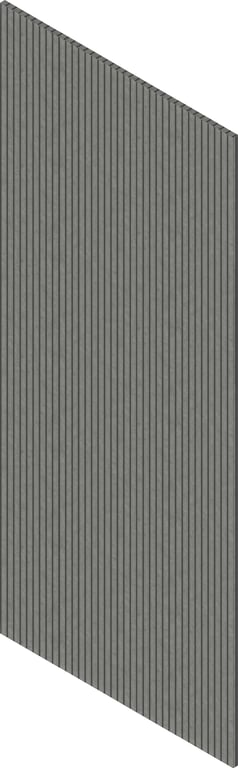 3D Presentation Image of Batten Acoustic Screenwood ModuloAcoustic Mesa Group1 Titanium Material