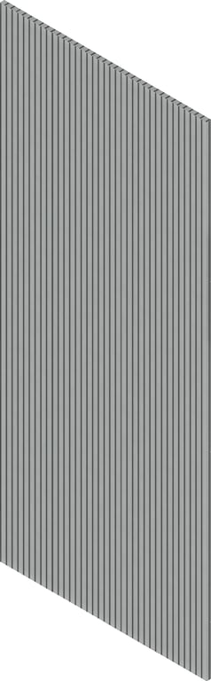 3D Presentation Image of Panel Acoustic Screenwood ModuloAcoustic Louvre Group1 BrushedOpal Material