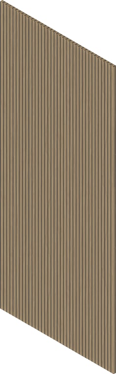 3D Presentation Image of Panel Acoustic Screenwood ModuloAcoustic Louvre Group1 ClassicAmericanOak Material