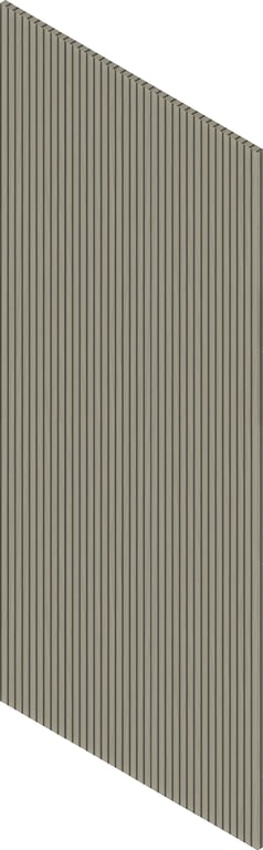 3D Presentation Image of Panel Acoustic Screenwood ModuloAcoustic Louvre Group1 Earlwood Material