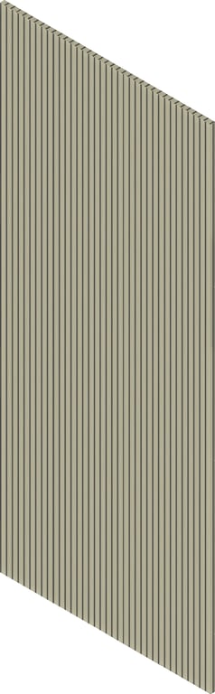 3D Presentation Image of Panel Acoustic Screenwood ModuloAcoustic Louvre Group1 Oakwood Material