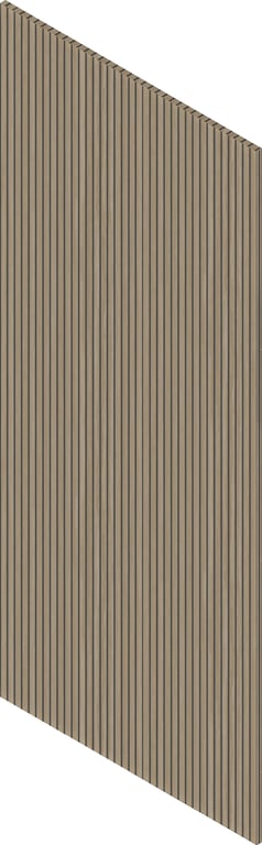 3D Presentation Image of Panel Acoustic Screenwood ModuloAcoustic Louvre Group1 SandyTravertine Material