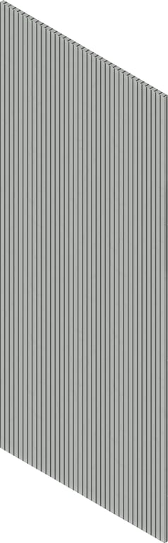 3D Presentation Image of Panel Acoustic Screenwood ModuloAcoustic Louvre Group1 SterlingCalacatta Material