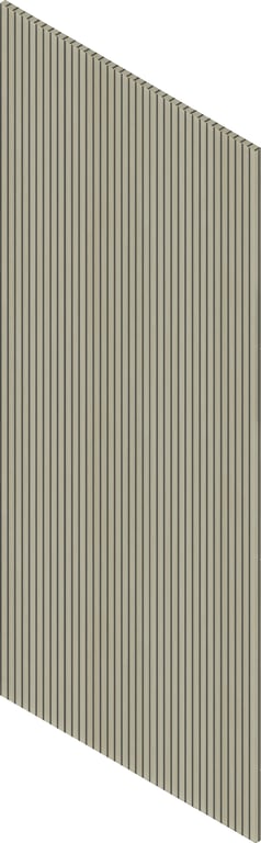 3D Presentation Image of Panel Acoustic Screenwood ModuloAcoustic Louvre Group1 TheOaks Material