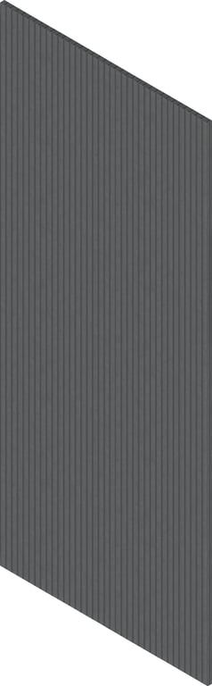 3D Presentation Image of Panel Acoustic Screenwood ModuloAcoustic Louvre Group1 Titanium Material