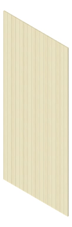 3D Presentation Image of Batten Acoustic Screenwood ModuloAcoustic Linea65 Group1 TheOaks Material