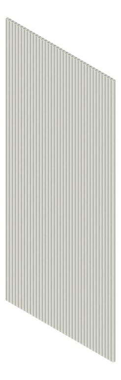 3D Presentation Image of Board Groove Screenwood ModuloMR Arc3 Group3 BrushedOpal Material