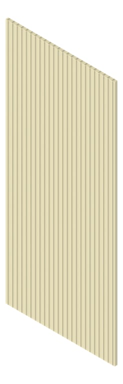 3D Presentation Image of Board Groove Screenwood ModuloMR Arc Group3 Oakwood Material