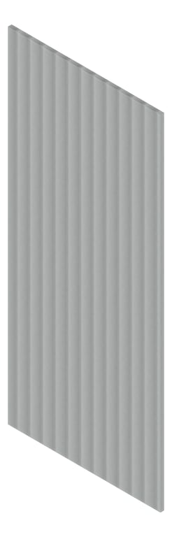 3D Presentation Image of Board Groove Screenwood ModuloMR Flute Group3 BrushedOpal Material