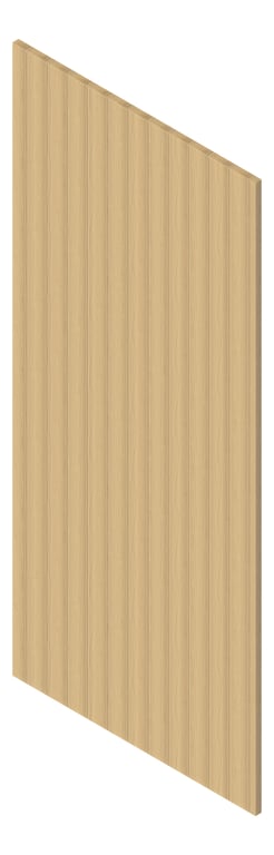 3D Presentation Image of Board Groove Screenwood ModuloMR Flute Group3 ClassicAmericanOak Material