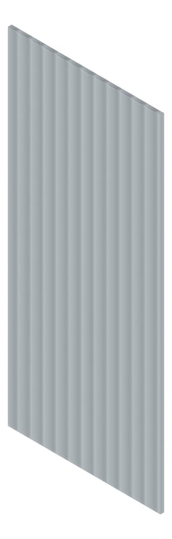 3D Presentation Image of Board Groove Screenwood ModuloMR Flute Group3 WhiteSilk Material