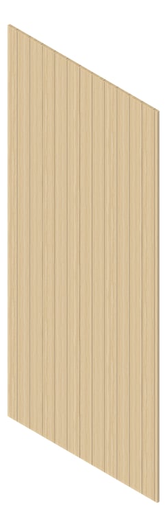 3D Presentation Image of Board Groove Screenwood ModuloFR Groove100 Group2 SandyTravertine Material