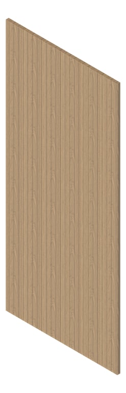 3D Presentation Image of Batten Linear Screenwood ModuloGroup1 Batten Group1 GumFlat Material