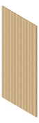 3D Presentation Image of Board Groove Screenwood ModuloGroup1 Flute Group1 ByronBlackbutt Material