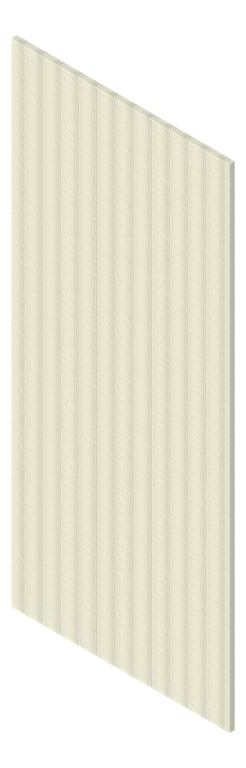3D Presentation Image of Board Groove Screenwood ModuloGroup1 Flute Group1 CalacuttaGold Material