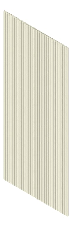 3D Presentation Image of Board Groove Screenwood ModuloMR Arc3 Group3 CalacuttaGold Material